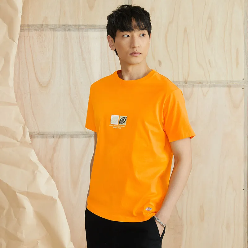Dickies T Shirts Unisex Orange Red-1