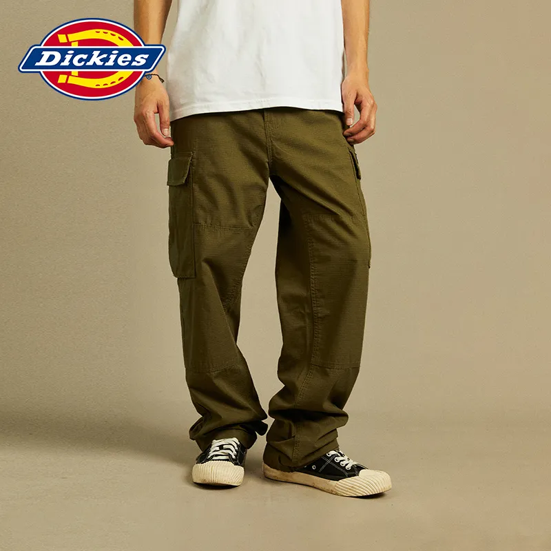 Dickies Cargo Pants Unisex Army Green-1