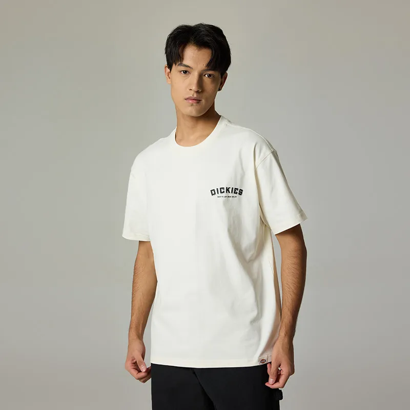 Dickies T Shirt Unisex White Egret White-2