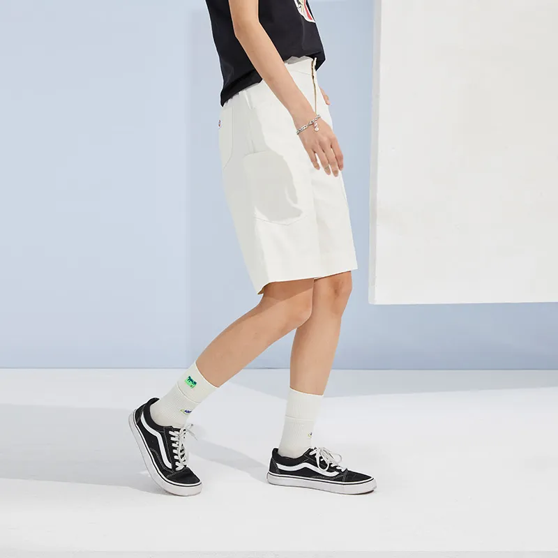 Dickies Cargo Shorts Women's White Egret White-2