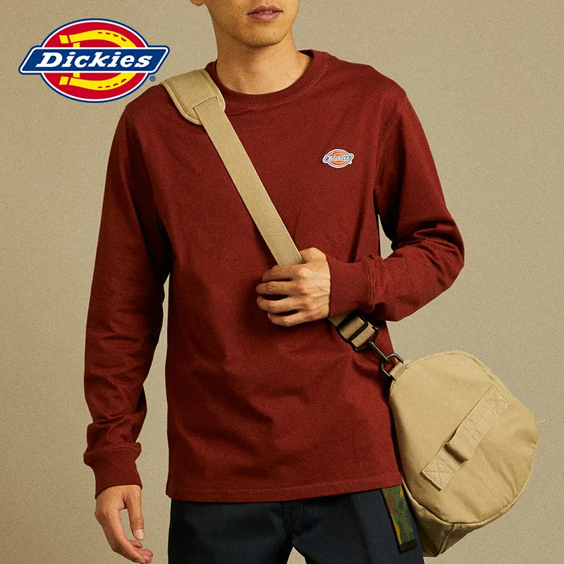 Dickies T Shirts Unisex Dark Brick-4