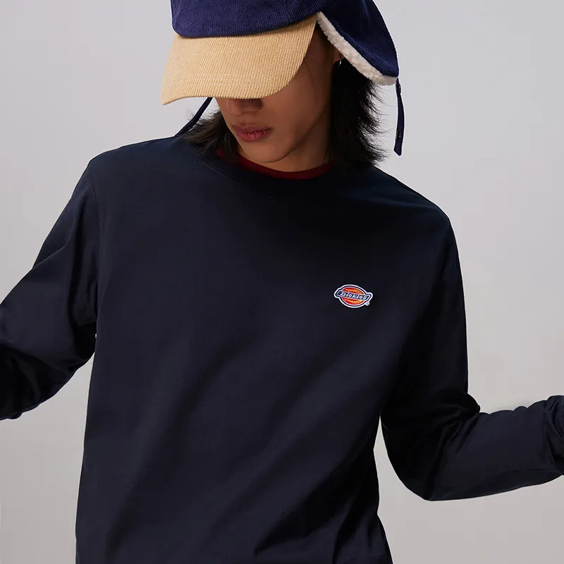 Dickies T Shirts Unisex Dark Marine Blue-4