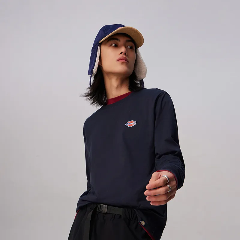 Dickies T Shirts Unisex Dark Marine Blue-2