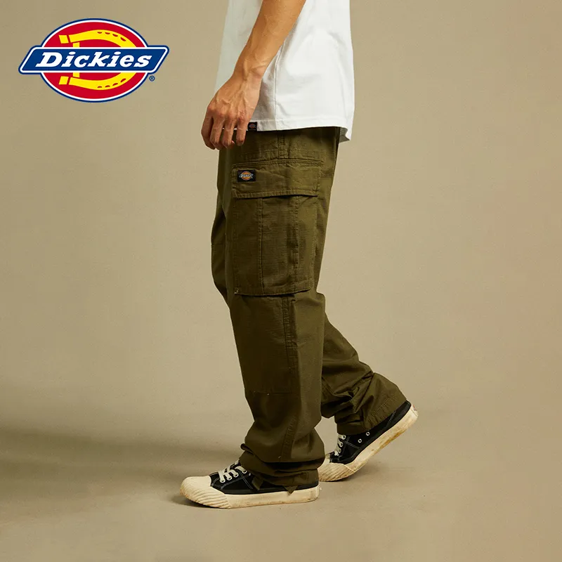 Dickies Cargo Pants Unisex Army Green-4