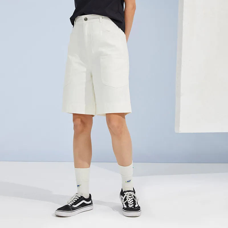 Dickies Cargo Shorts Women's White Egret White-3