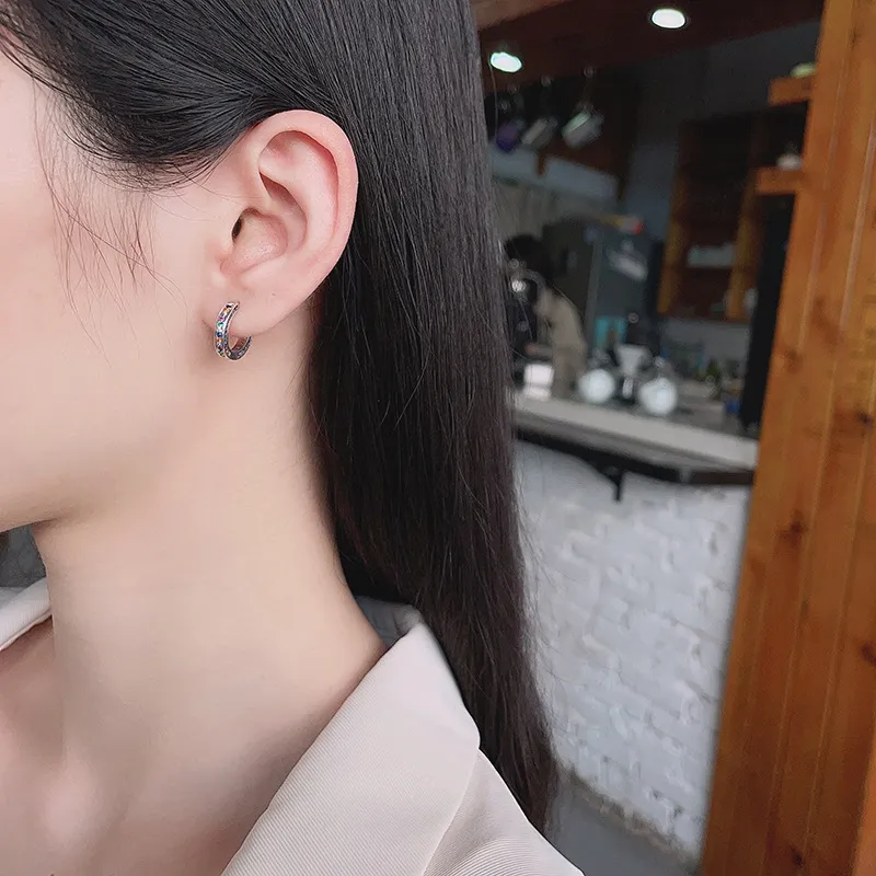 ETAHLOVE S925 Silver Earrings Women's Couple Date Confession Gift For Girlfriend's Birthday Anniversary-1