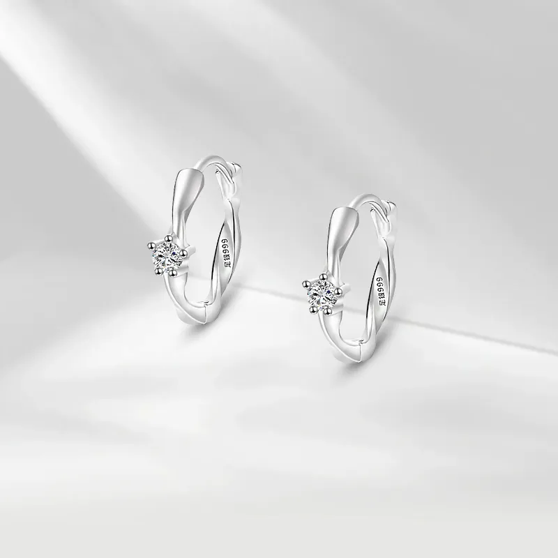 ETAHLOVE Sterling Silver Earrings Unisex-4