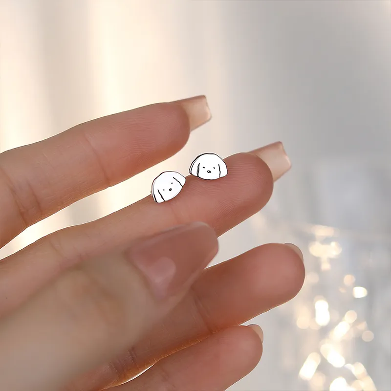 ETAHLOVE Sterling Silver Stud Earrings Women's-3