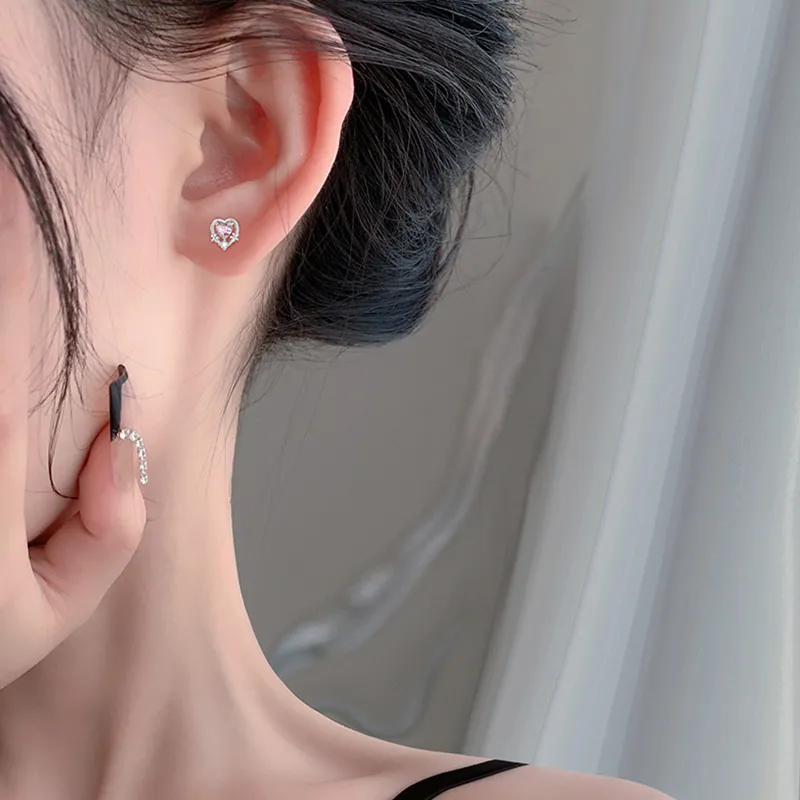 ETAHLOVE Sterling Silver Stud Earrings Women's-2
