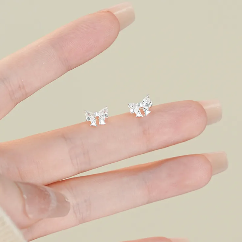 ETAHLOVE 999 Fine Silver Stud Earrings Women's-2