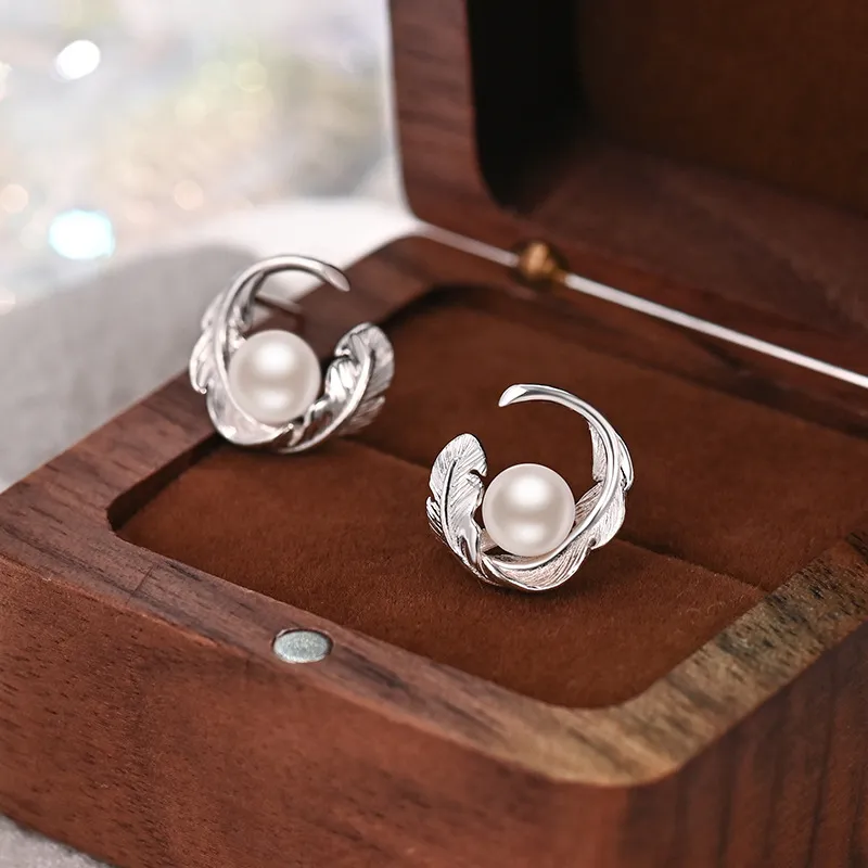ETAHLOVE Sterling Silver Stud Earrings Women's-3