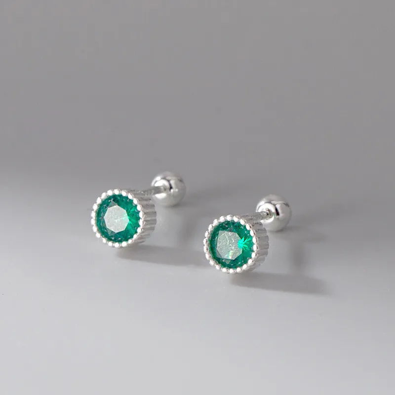 ETAHLOVE Sterling Silver Stud Earrings Unisex Boyfriend And Girlfriend Birthday Surprise-43