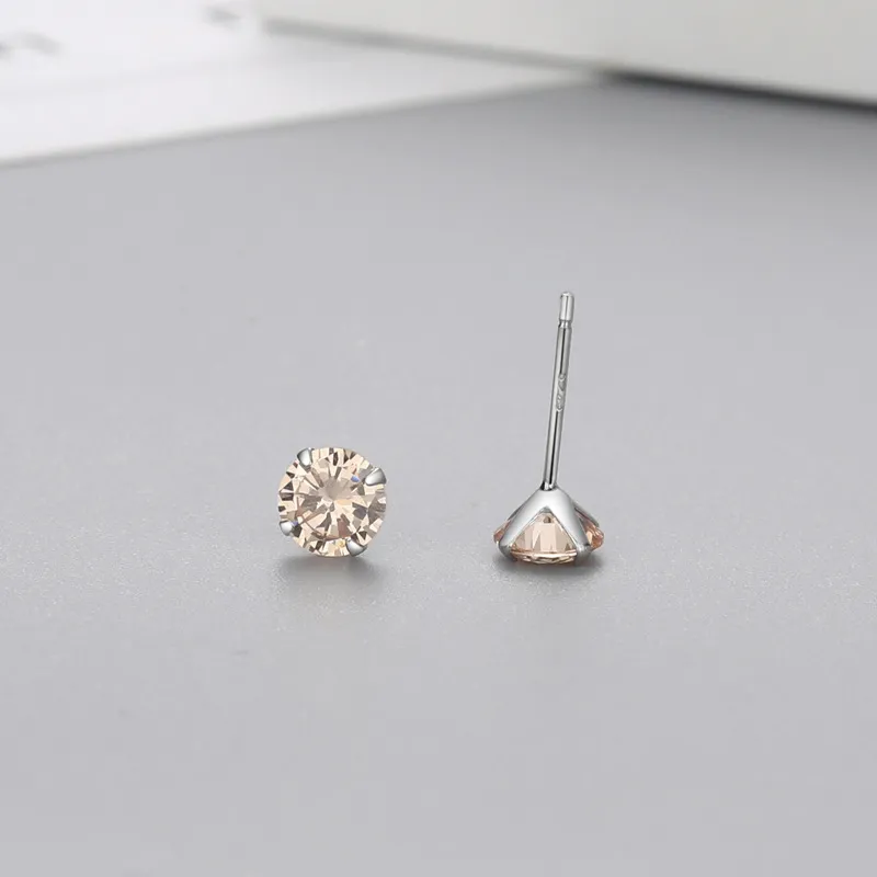 ETAHLOVE Sterling Silver Stud Earrings Unisex Bestie Girlfriend Birthday Surprise Anniversary Gift-12