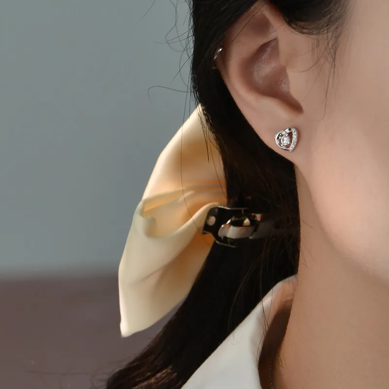 ETAHLOVE Sterling Silver Stud Earrings Women's-2