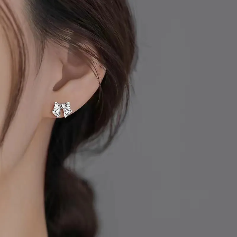 ETAHLOVE S925 Silver Stud Earrings Women's-2