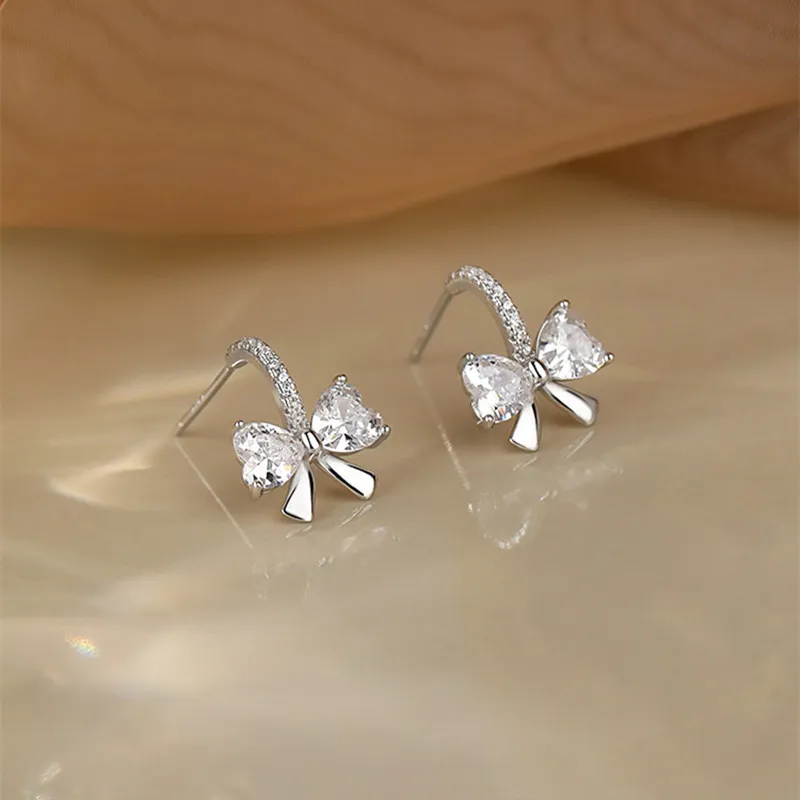 ETAHLOVE S925 Silver Stud Earrings Women's-3
