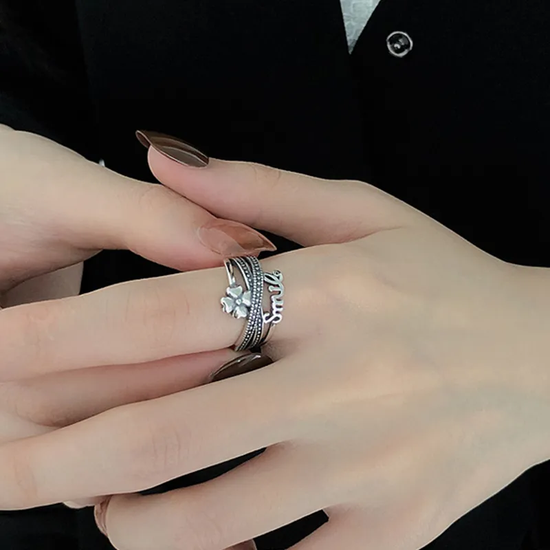 ETAHLOVE S925 Silver Rings Women's-2