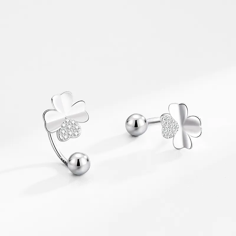 ETAHLOVE Sterling Silver Stud Earrings Women's Bestie Girlfriend Couple Gift Birthday Box-4