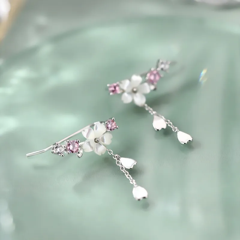 ETAHLOVE S925 Silver Earrings Women's-4