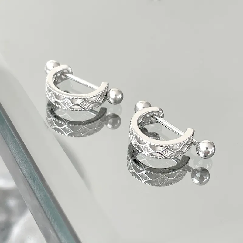 ETAHLOVE Sterling Silver Stud Earrings Unisex Bestie Girlfriend Boyfriend Gift Birthday Box-3