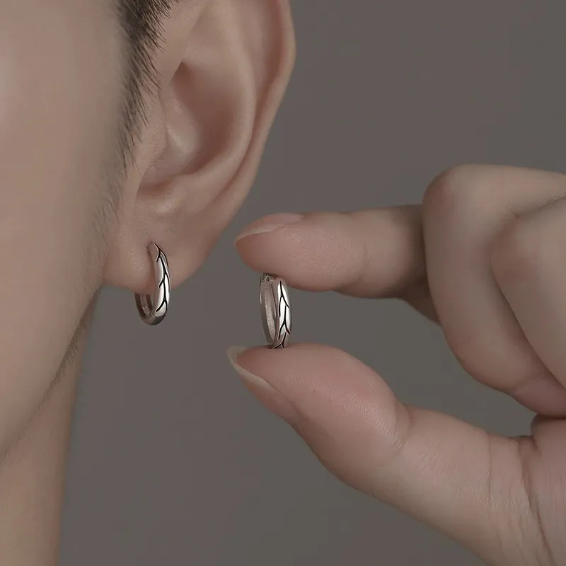 ETAHLOVE S925 Silver Earrings Unisex-7