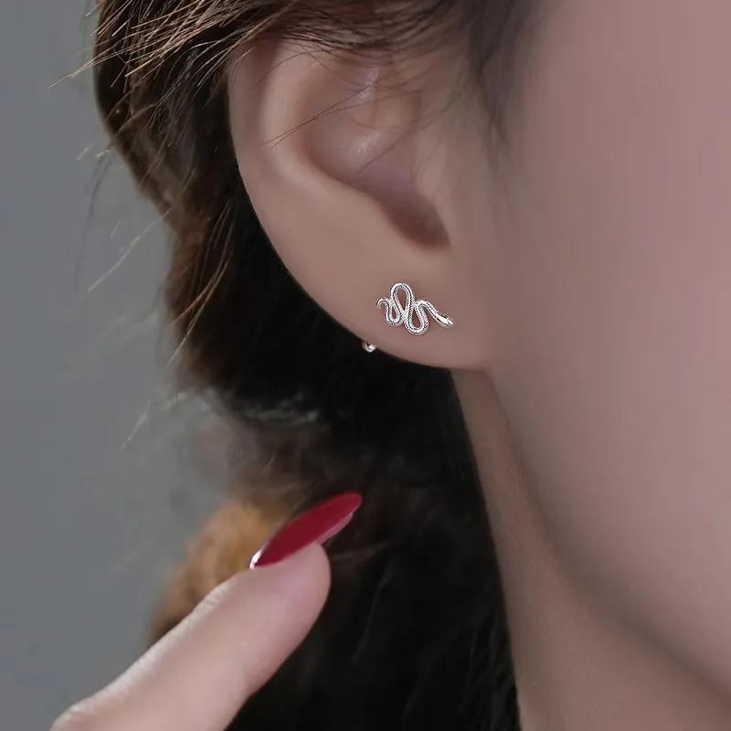 ETAHLOVE Sterling Silver Stud Earrings Women's Couple Date Confession To Girlfriend Bestie Birthday Surprise-4