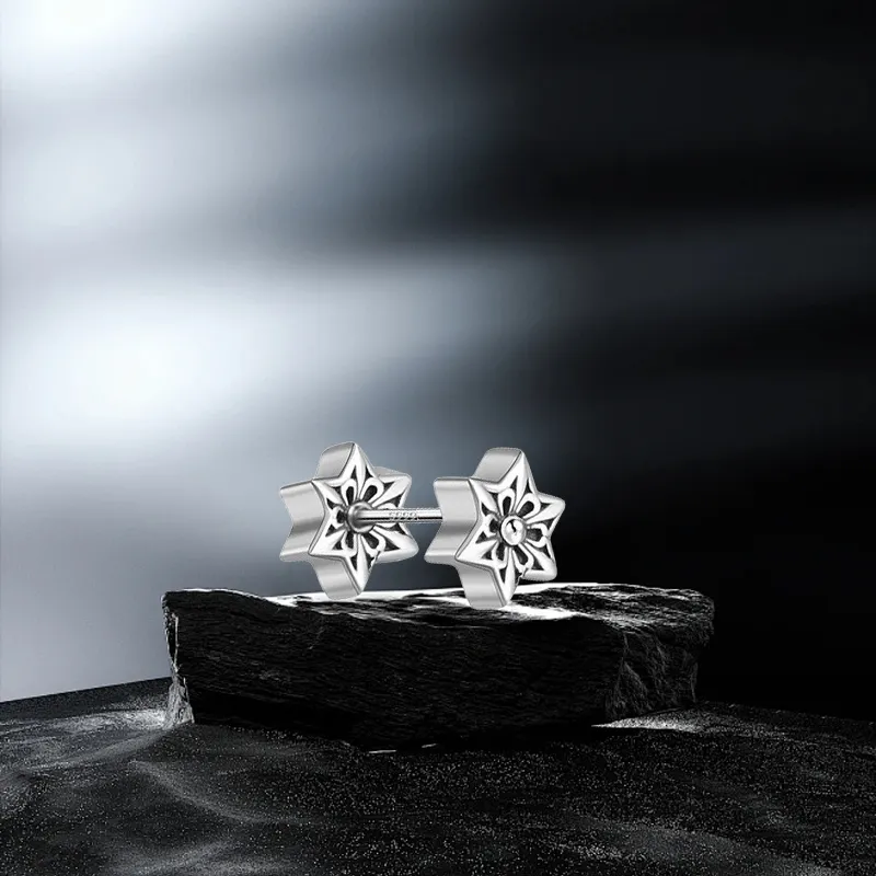 ETAHLOVE Sterling Silver Earrings Unisex Confession Date Gift Birthday Box-8