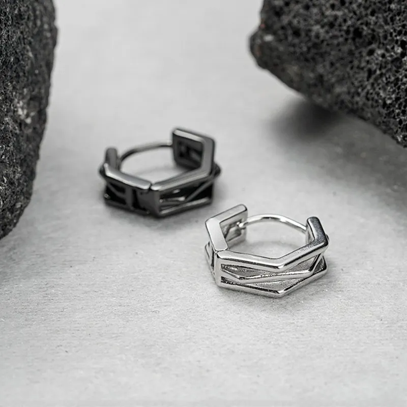 ETAHLOVE S925 Silver Earrings Unisex-9