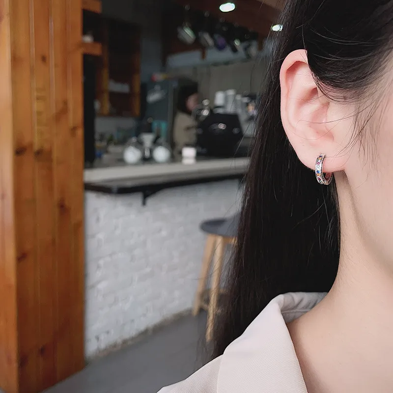 ETAHLOVE S925 Silver Earrings Women's Couple Date Confession Gift For Girlfriend's Birthday Anniversary-2