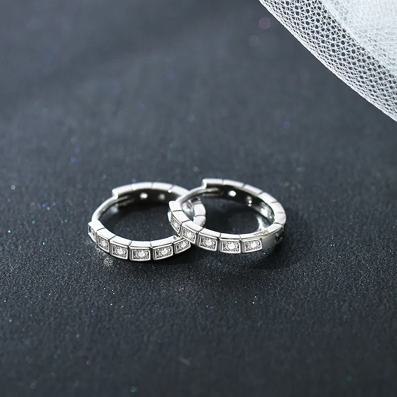 ETAHLOVE Sterling Silver Earrings Unisex-4