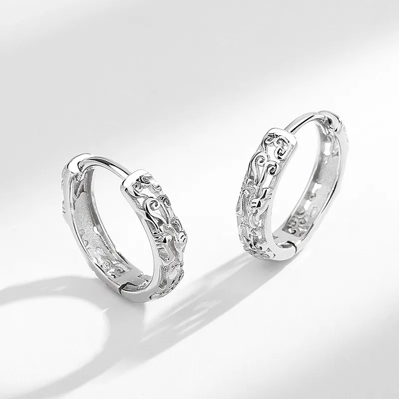 ETAHLOVE S925 Silver Earrings Unisex Birthday Surprise Anniversary Commemoration-4