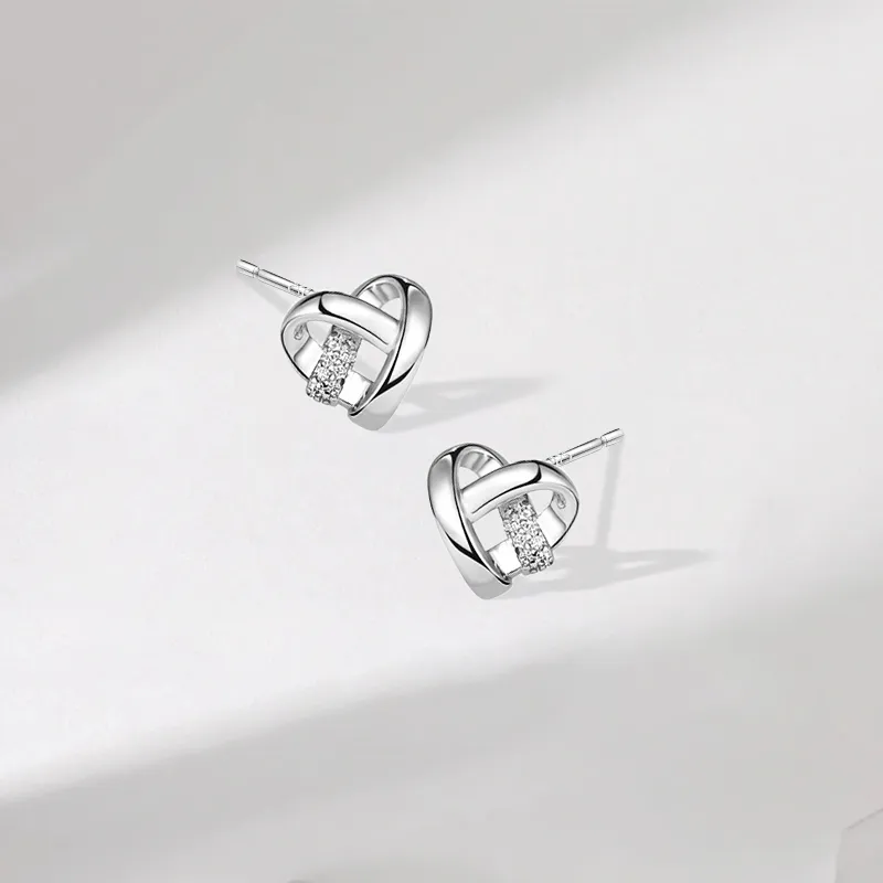 ETAHLOVE S925 Silver Stud Earrings Women's-4