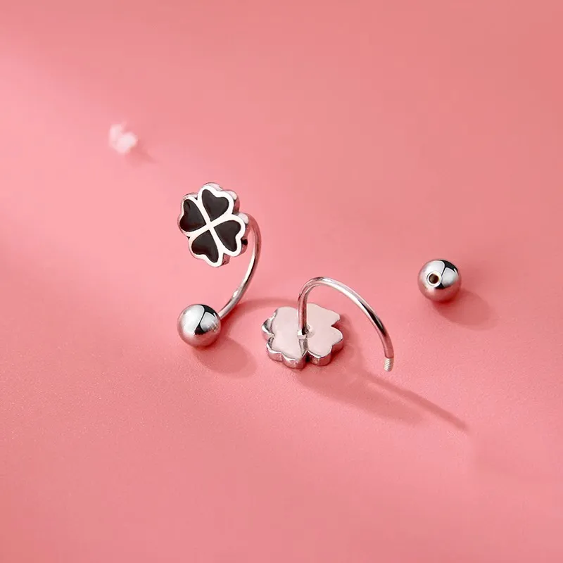 ETAHLOVE Sterling Silver Earrings Women's Bestie Girlfriend Birthday Surprise Anniversary Commemoration-3