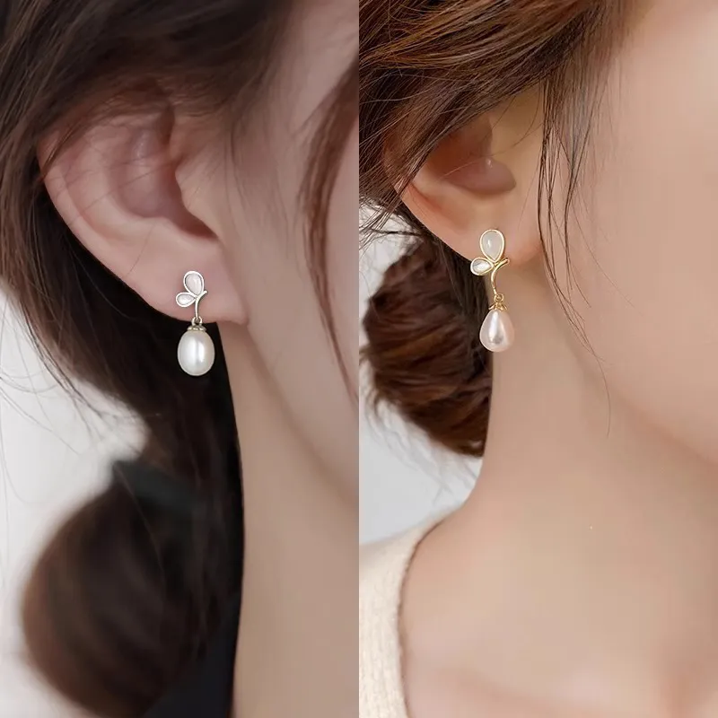 ETAHLOVE S925 Silver Stud Earrings Women's-8