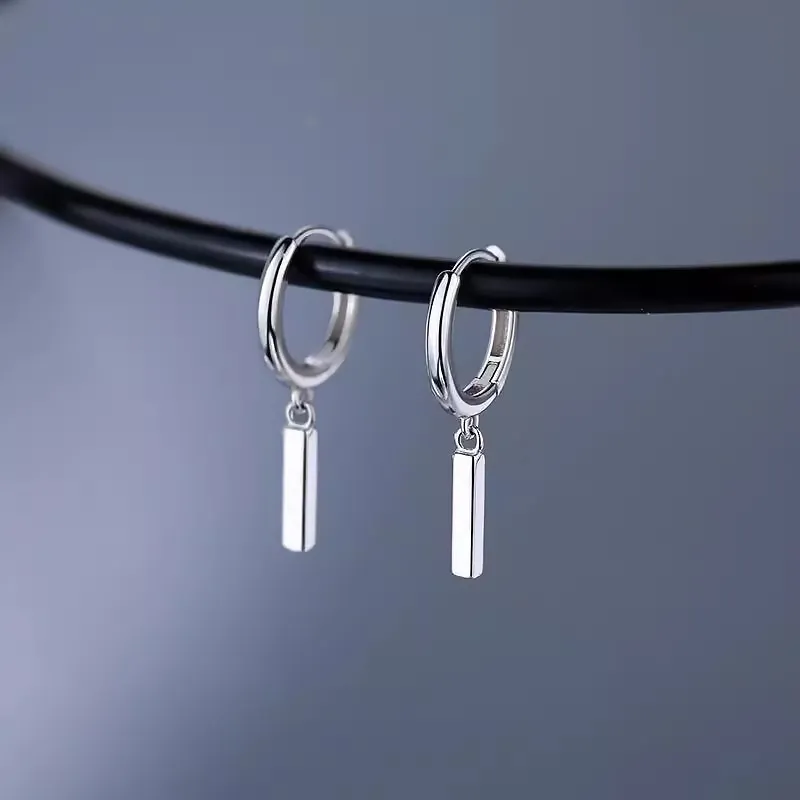 ETAHLOVE Sterling Silver Earrings Unisex-4