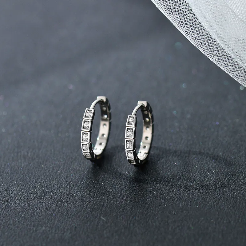 ETAHLOVE Sterling Silver Earrings Unisex-3