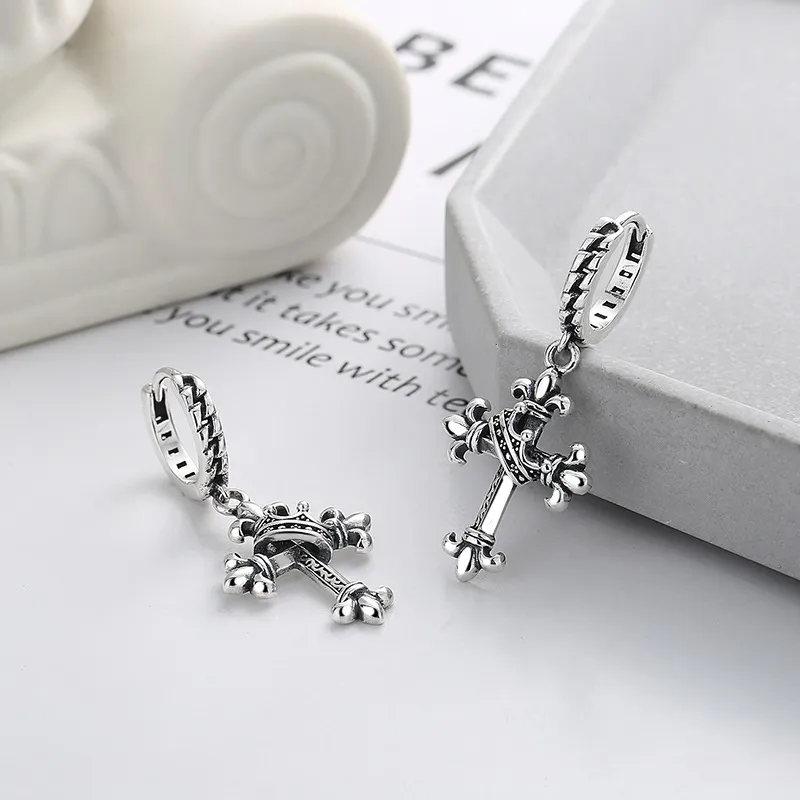 ETAHLOVE S925 Silver Earrings Unisex Date Confession Gift For Boyfriend/Girlfriend Birthday Surprise-3