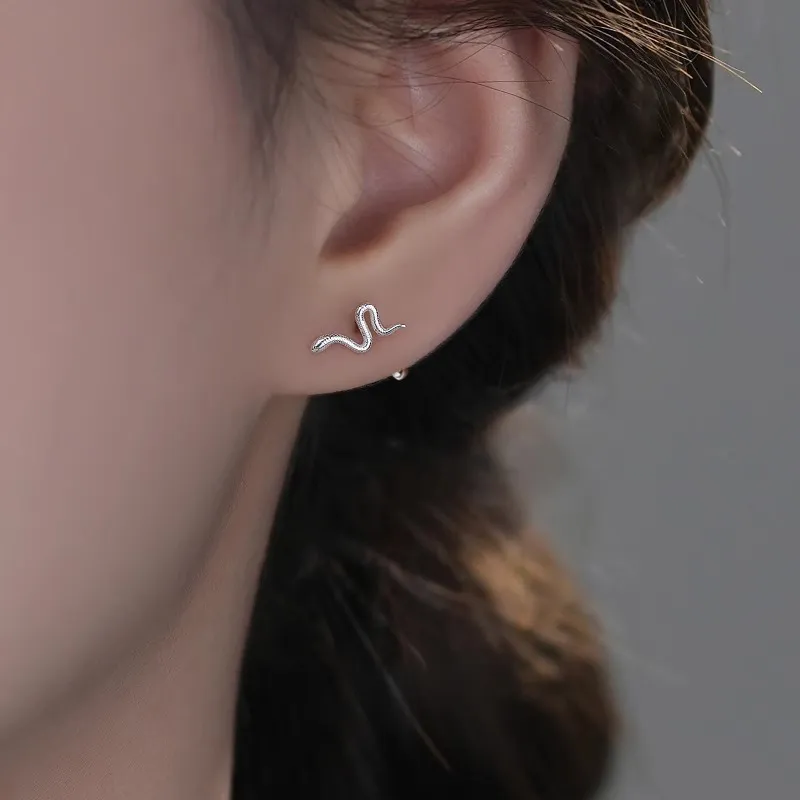 ETAHLOVE Sterling Silver Stud Earrings Women's Couple Date Confession To Girlfriend Bestie Birthday Surprise-3