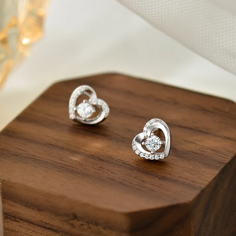 ETAHLOVE Sterling Silver Stud Earrings Women's-4