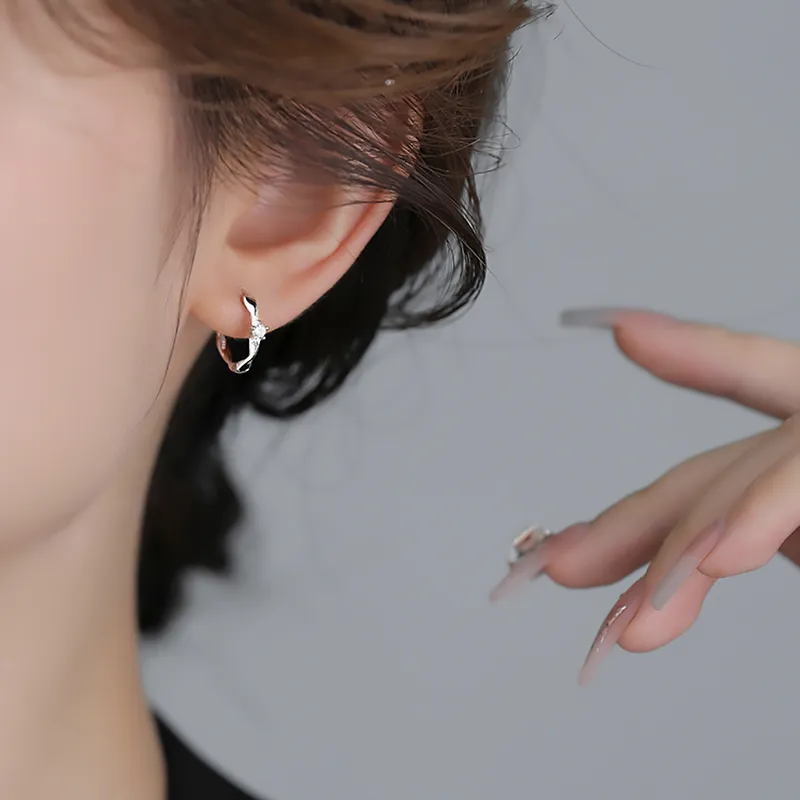 ETAHLOVE Sterling Silver Earrings Unisex-2
