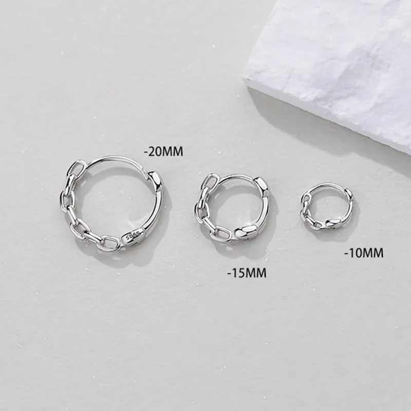 ETAHLOVE S925 Silver Earrings Unisex Bestie Boyfriend And Girlfriend Birthday Surprise-3