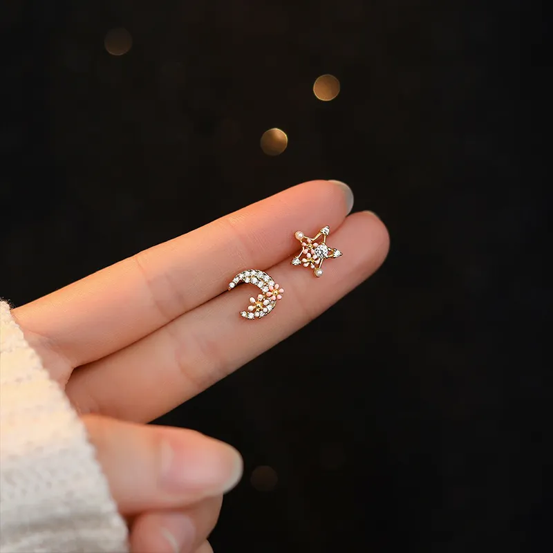 ETAHLOVE S925 Silver Stud Earrings Women's Love Confession Gift Included-4