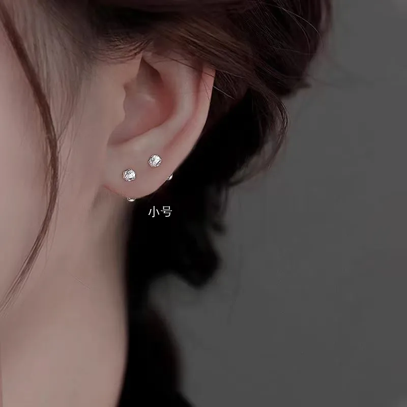 ETAHLOVE Sterling Silver Stud Earrings Women's-3
