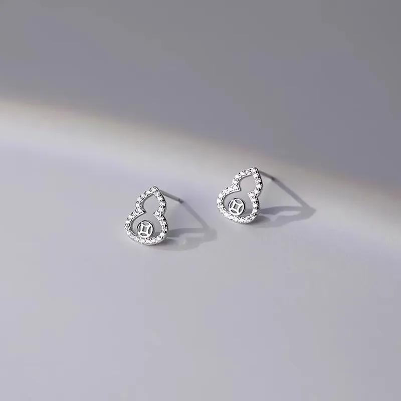 ETAHLOVE S925 Silver Stud Earrings Women's-3