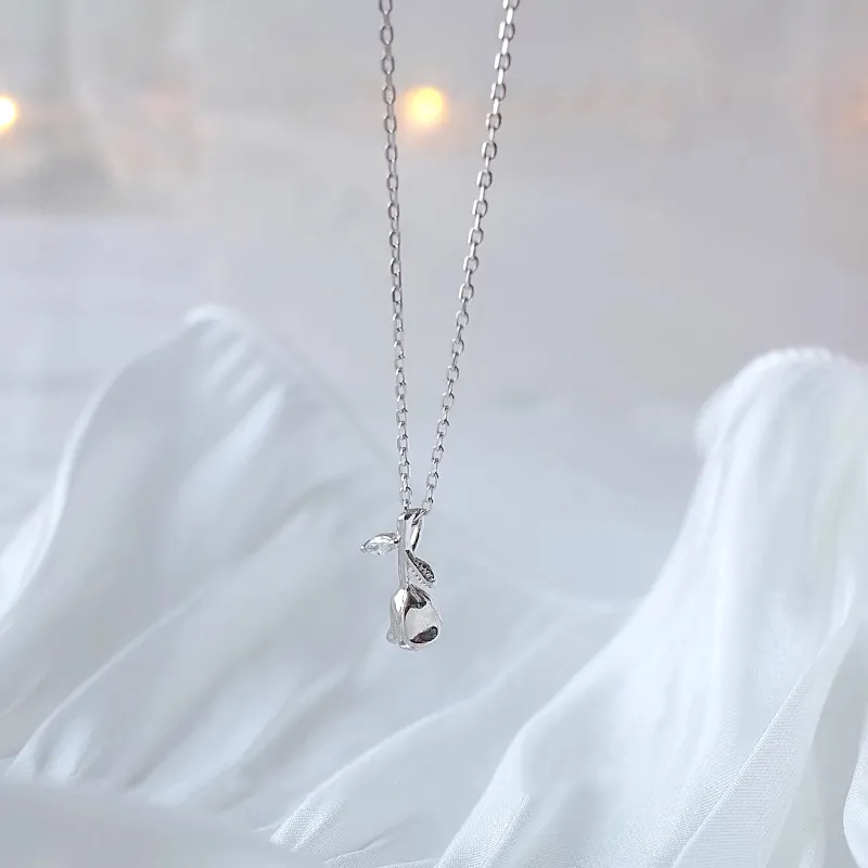 ETAHLOVE 999 Fine Silver Necklaces Women's-5