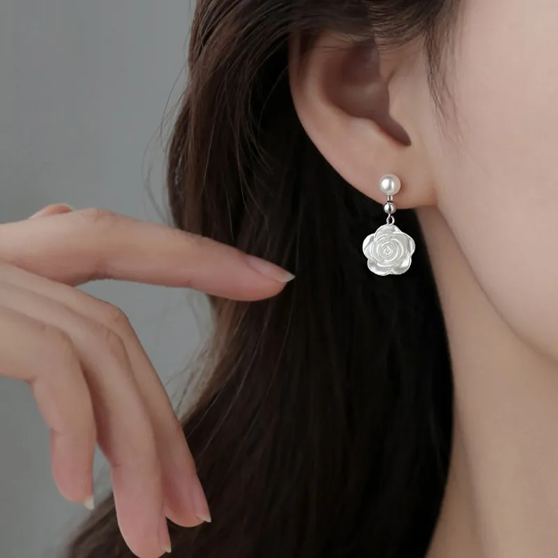 ETAHLOVE S925 Silver Earrings Women's Bestie Girlfriend And Mother's Birthday Surprise Commemoration-1