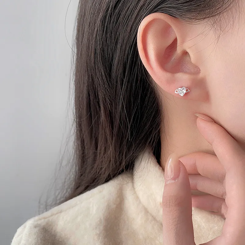 ETAHLOVE Sterling Silver Stud Earrings Women's Bestie Girlfriend Birthday Surprise-2