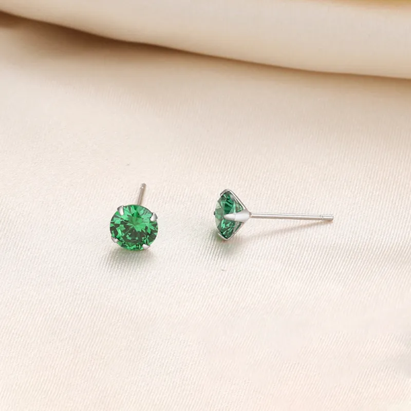 ETAHLOVE Sterling Silver Stud Earrings Unisex Bestie Girlfriend Birthday Surprise Anniversary Gift-15