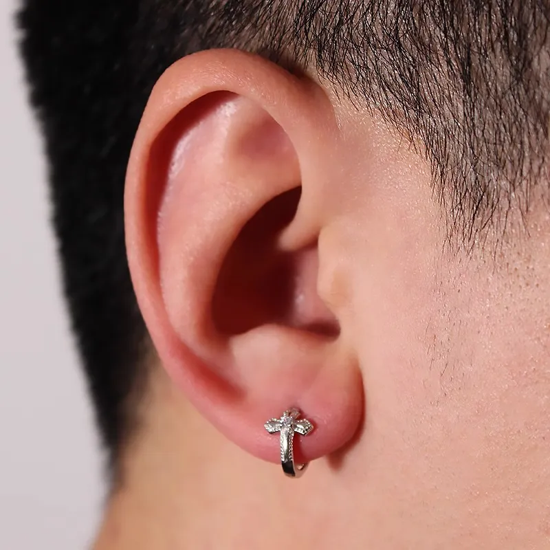 ETAHLOVE S925 Silver Earrings Unisex-1