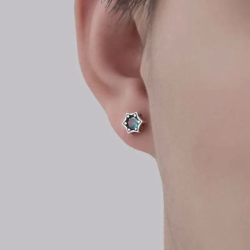 ETAHLOVE Sterling Silver Stud Earrings Unisex Bestie Birthday Surprise Anniversary Gift-1